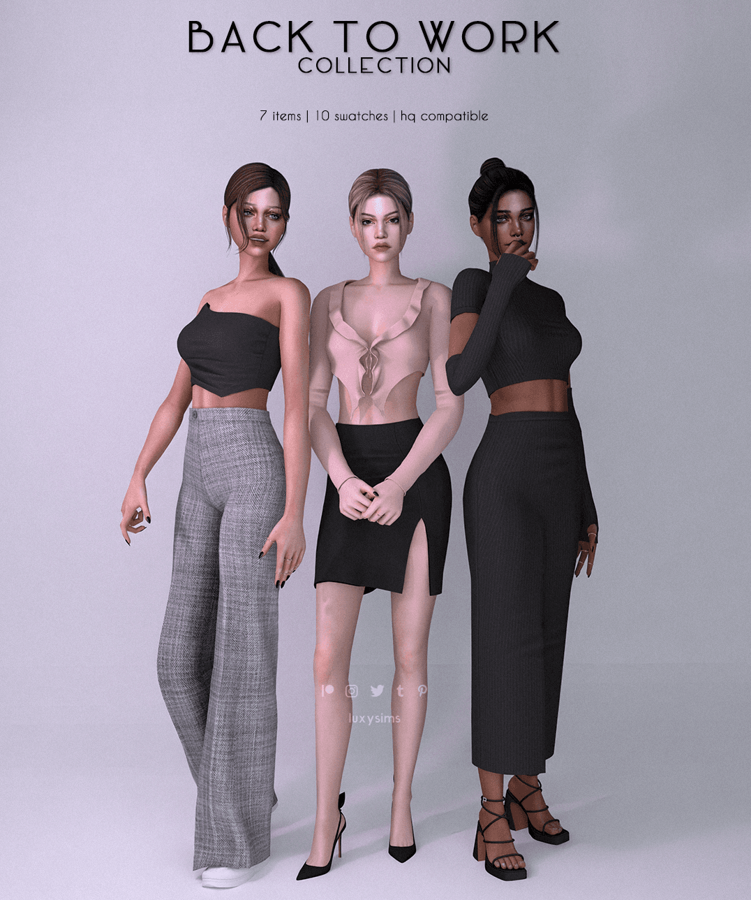 Скриншот мода Коллекция одежды BackToWork Collection